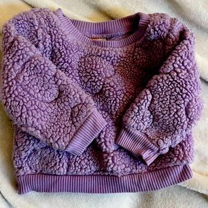 Purple baby sweatshirt